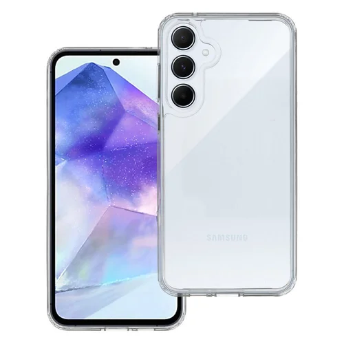 Samsung A55 skaidrus hibridinis dėklas image 1