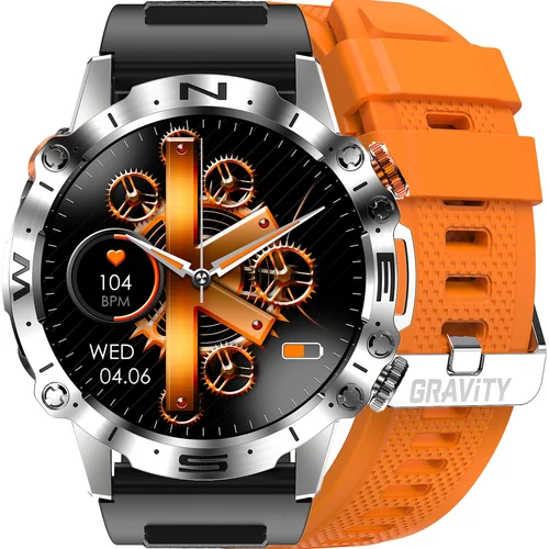 GRAVITY GT20-4 vyrų išmanusis laikrodis AMOLED 1,43 col. image 3
