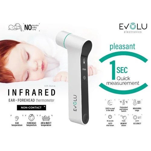 EVOLU Bekontaktis infraraudonųjų spindulių termometras 7640160480156 image 2