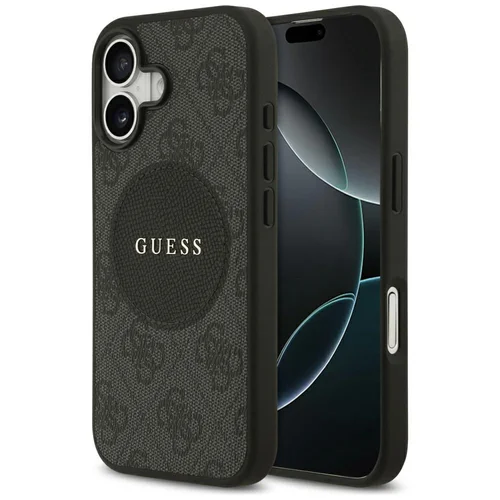 Guess 4G Circle Classic Logo MagSafe dėklas iPhone 17, juodas image 1