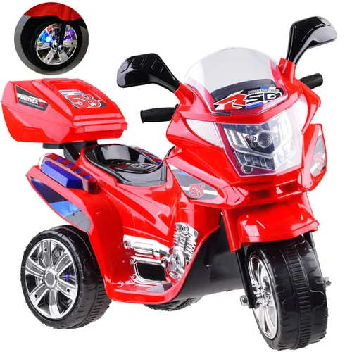 Vaikiškas motociklas PA0241 su LED apšvietimu image 1