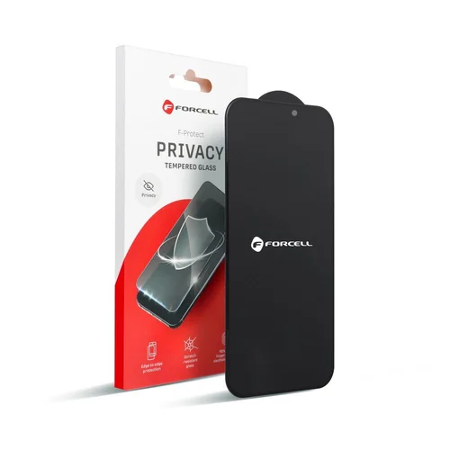 Forcell privatumo stiklas iPhone 14 Pro Max, juodas image 3