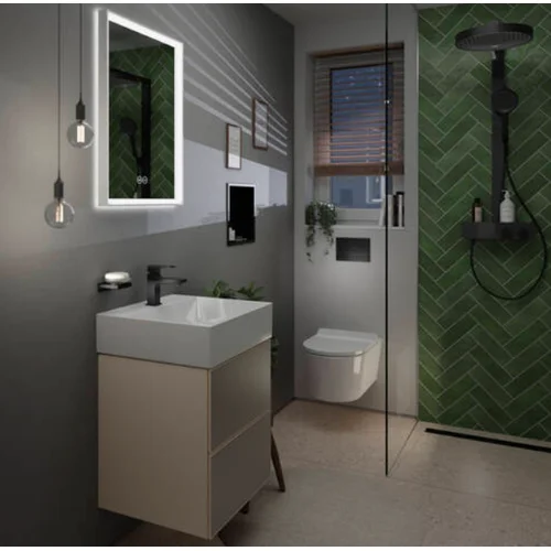 Hansgrohe Rainfinity 360 1jet, ShowerTablet 350, Juoda matinė image 3