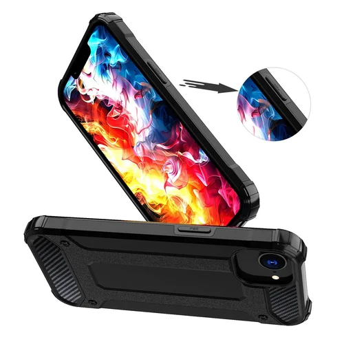 Hibridinė Armor dėklas iPhone 16e, mėlynas image 2