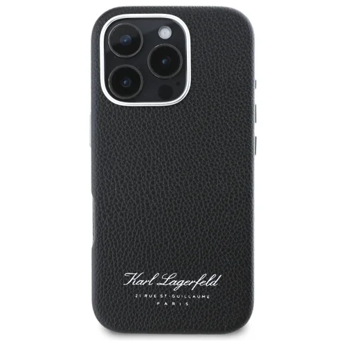 Karl Lagerfeld Hotel RSG dėklas iPhone 16 Pro Max, juodas image 3