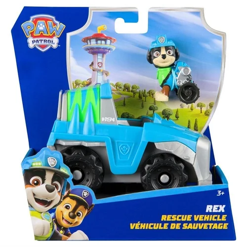 Paw Patrol Rescue Rex Transporto Priemonė image 1