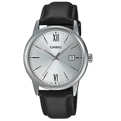 Casio MTP-V002L-7B3 vyriškas laikrodis, sidabrinis ciferblatas image 1