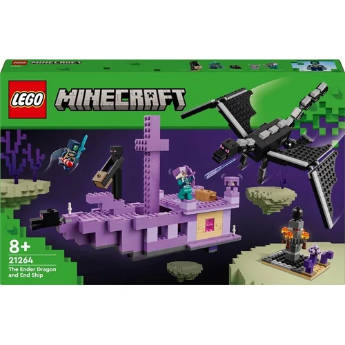 LEGO Minecraft Enderio drakonas ir Pabaigos laivas 21264 image 1