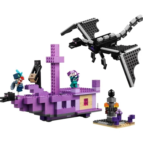LEGO Minecraft Enderio drakonas ir Pabaigos laivas 21264 image 3