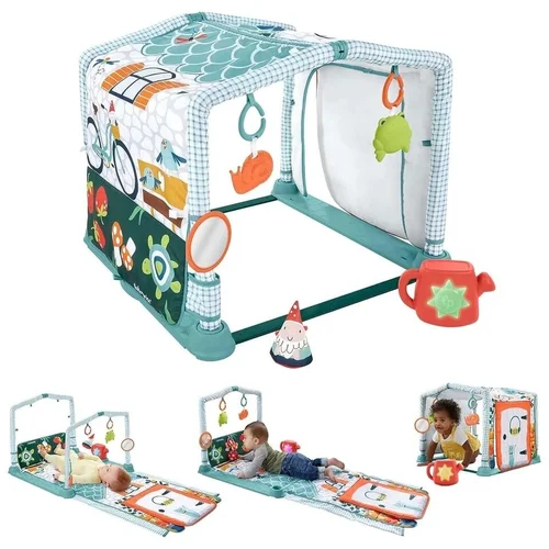Fisher-Price 3in1 CRAWL & PLAY edukacinis kilimėlis image 1