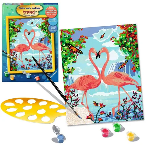 Ravensburger ZA5131 Flamingai įsimylėję tapybos rinkinys image 1
