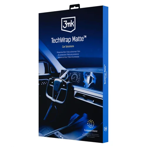 VW Golf VIII GTI (2021–2024) 3mk TechWrap Matte centrinio ekrano plėvelė image 1