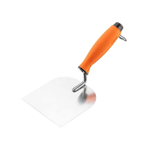 Tinko kraštinė mentele - suapvalinta, 120 mm, bi-material rankena image 1