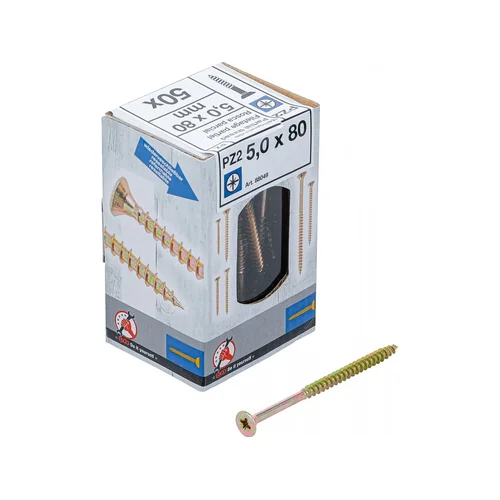 BGS technic PZ2 tvirtinimo varžtai 5 × 80 mm, 50 vnt. image 1