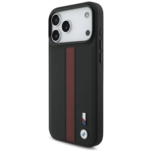 BMW M Perforuota Juostelė Logo MagSafe dėklas iPhone 17 Pro Max, raudonas image 2