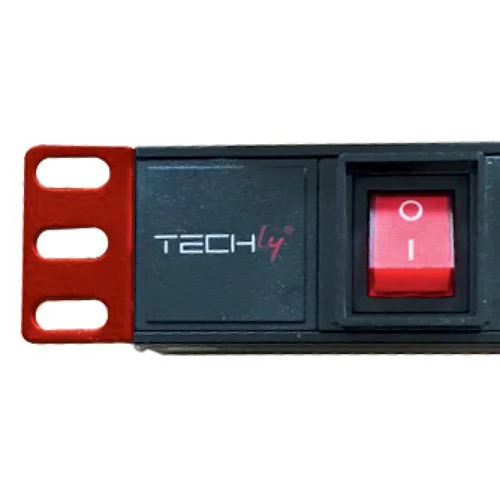 Techly I-CASE STRIP-81UD PDU 8 lizdų 1U juodas image 3