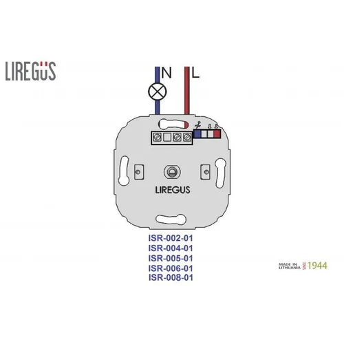 Šviesos reguliatorius LIREGUS EPSILON, baltos spalvos image 3