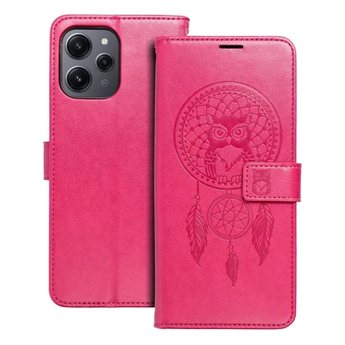 MEZZO knygų dėklas Xiaomi Redmi 12 4G/5G, magenta image 1