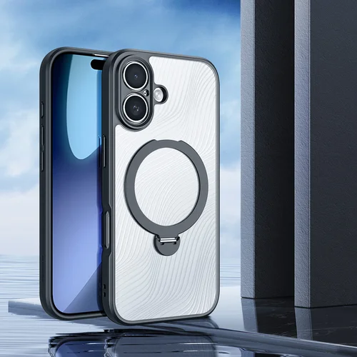 DUX DUCIS AIMO MAG STAND dėklas iPhone 17, juodas image 3