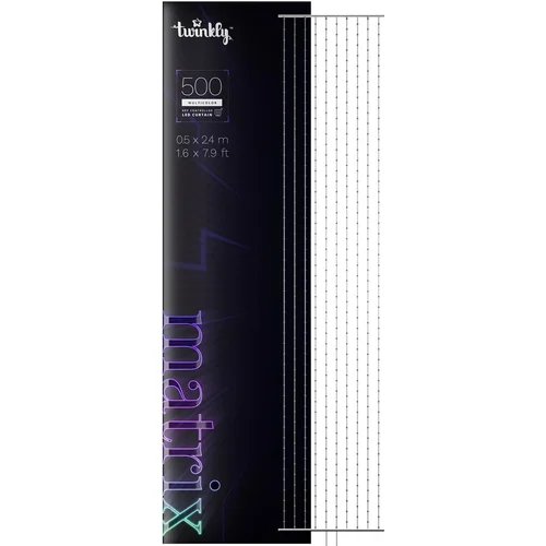 Twinkly Matrix 500 RGB LED užuolaidų girlianda, 50 × 240 cm image 1
