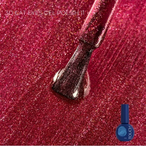 TOUCH NAILS 3D Cat Eyes gelinis lakas Nr. 11, 9 ml image 1
