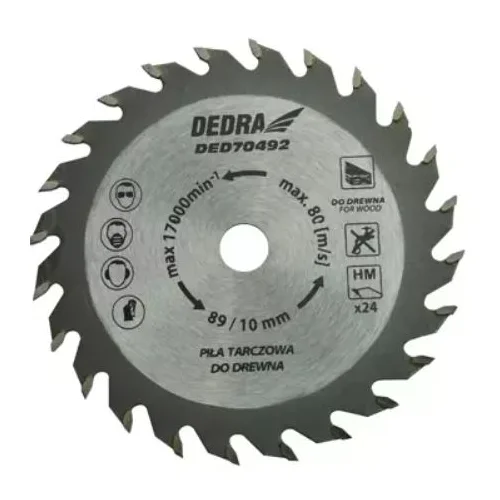 Dedra DED70492 Pjovimo diskas 89 mm image 2