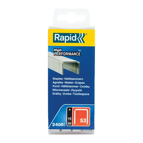 Rapid Kabės RAPID PL. DĖŽ. 53/16 2400VNT image 1