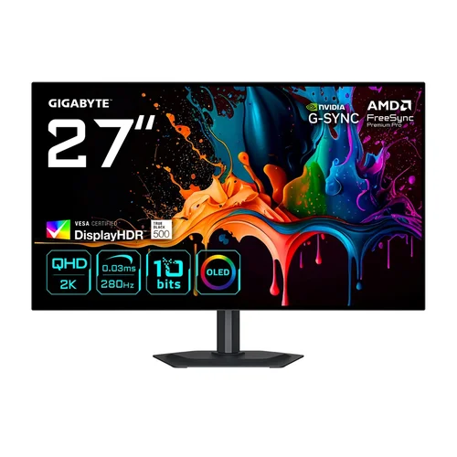 GIGABYTE MO27Q28G 27 col. OLED žaidimų monitorius image 1
