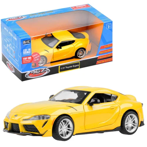 Toyota GR Supra ZA3758 1:31 geltonas automobilis image 1
