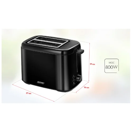 Sumuštinių keptuvė MPM MTO-07/c, juoda image 3