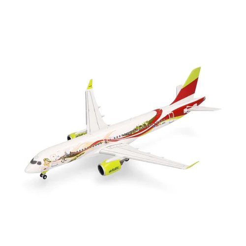 Herpa Airbus A220-300 airBaltic „50th A220“ 1:200 image 1