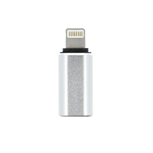 Type C į Lightning adapteris, sidabrinis image 1
