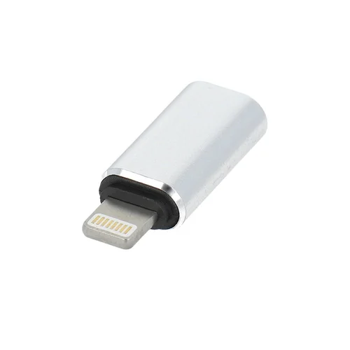 Type C į Lightning adapteris, sidabrinis image 2