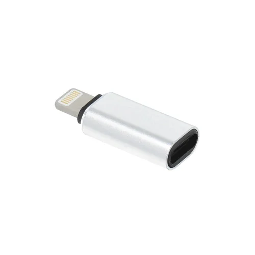 Type C į Lightning adapteris, sidabrinis image 3