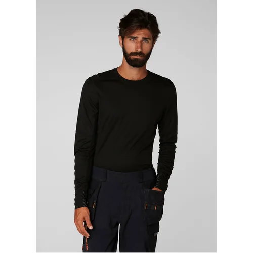 Helly Hansen Lifa Crewneck apatiniai marškinėliai 3XL Juodi image 3