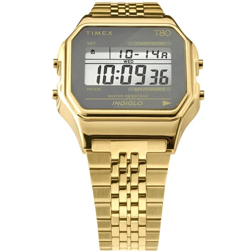 TIMEX T80 TW2U93500 auksinis moteriškas laikrodis 34 mm image 2