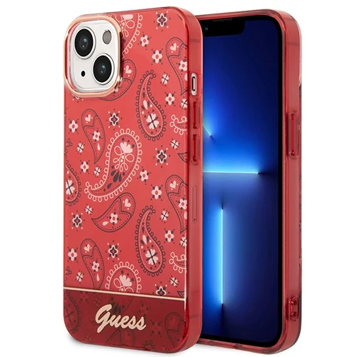 Guess GUHCP14MHGBNHR iPhone 14 Plus 6,7 col. raudonas dėklas image 1