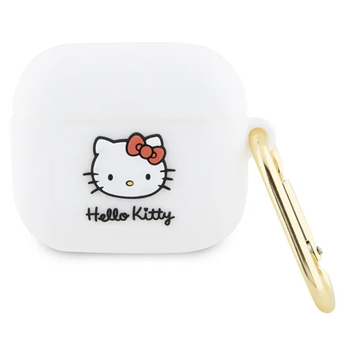 Hello Kitty 3D silikoninis dėklas AirPods 3, baltas image 1