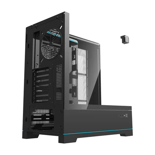 Darkflash DY450 ATX korpusas, juodas, be ventiliatorių image 3