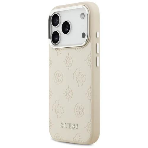 GUESS GUHMP17LPSPOSSSE dėklas iPhone 17 Pro MagSafe, smėlio spalvos image 2