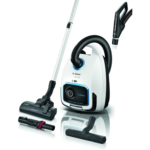 Bosch Serie 6 BGB6SIL1 dulkių siurblys 4 L, 700 W, baltas image 1