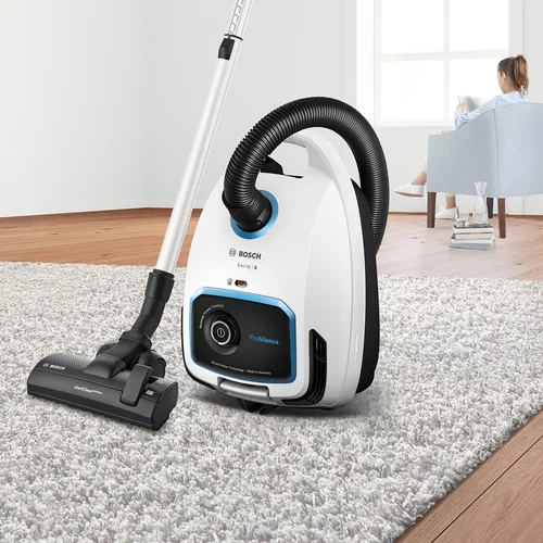 Bosch Serie 6 BGB6SIL1 dulkių siurblys 4 L, 700 W, baltas image 2