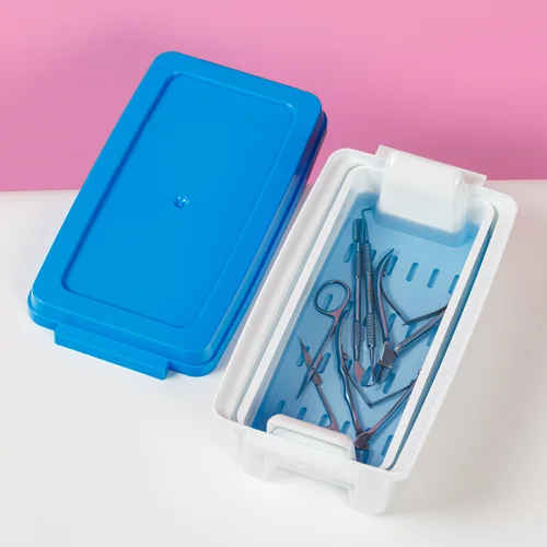 MICROSTOP CO-1L instrumentų mirkymo vonelė, 1 l, šviesiai mėlyna image 3