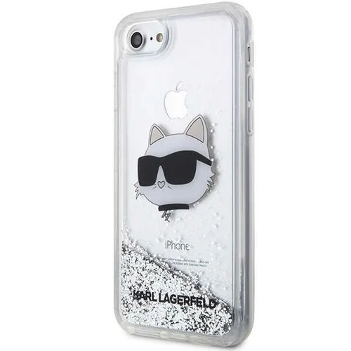 Karl Lagerfeld KLHCI8LNHCCS sidabrinis dėklas iPhone 7/8/SE image 2