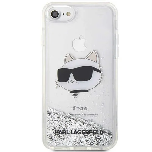 Karl Lagerfeld KLHCI8LNHCCS sidabrinis dėklas iPhone 7/8/SE image 3