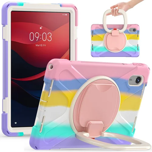 Tech-Protect X-Armor dėklas Lenovo Tab M11 TB-330 11 col., rožinis ir mėlynas image 3