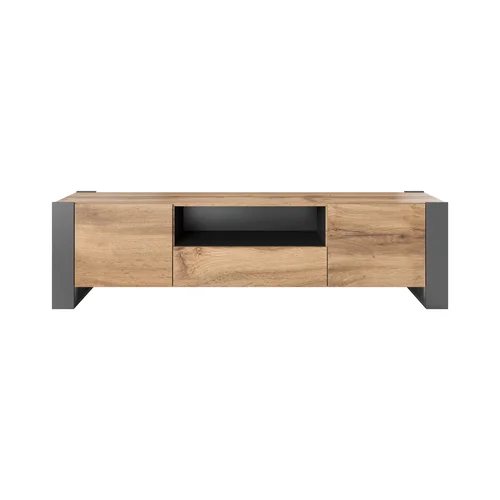 Cama WOOD televizoriaus stovas, Wotan/antracito image 1