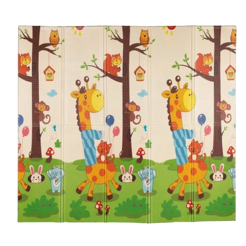 GIRAFFE & ANIMALS dvipusis putplasčio kilimėlis image 2
