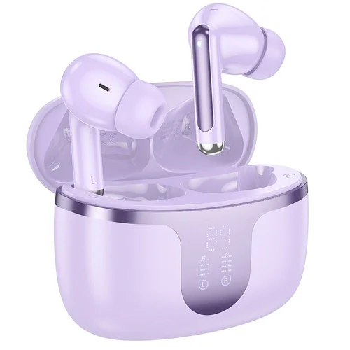 Hoco TWS EQ10 violetinės Bluetooth ausinės image 1