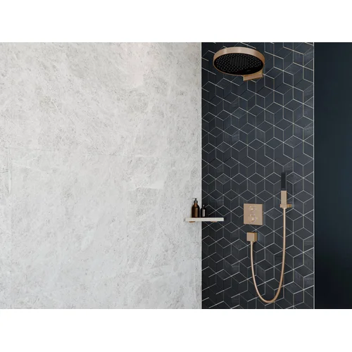 Hansgrohe AddStoris 41741990 kampinė lentyna dušui, poliruoto aukso image 2